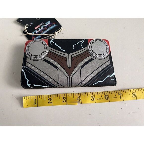 Loungefly Disney Marvel Thor Love & Thunder Flap Wallet NEW - Picture 9 of 11